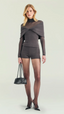 Oak Knit Top in Carbon
