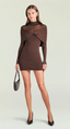 Raegan Dress in Espresso