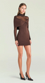 Raegan Dress in Espresso