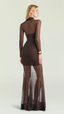 Angie Knit Dress in Espresso