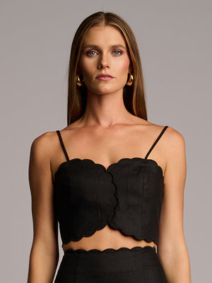 DELILAH TOP  - BLACK