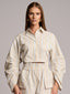 RAQUEL TOP  - BEIGE STRIPE