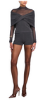 Oak Knit Top in Carbon