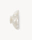 Midi Heirloom Claw in White Shell