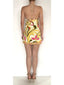 ROCOCO SAND RUCHED BIAS MINI DRESS-MULTI