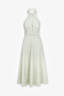 HEVRON ELOISE DRESS  - PISTACHIO