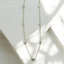 TAT2DESIGNS MINI GOLD PAVIA STATION NECKLACE