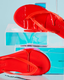 TKEES AQUA FLIP FLOPS-RED