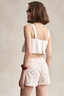 HEVRON CAITLYN CROP - IVORY