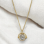 TAT2DESIGNS GOLD SOL SPINNER NECKLACE