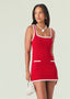 SEROYA BRIANNA DRESS-DERBY RED