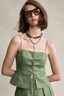 HEVRON OPHELIA TOP - SAGE