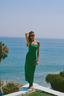 LA PORTE MELROSE MAXI DRESS-JELLY BEAN