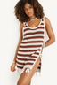 VITAMIN A MAREA CROCHET DRESS-NATURAL