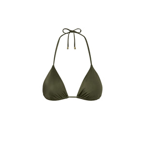 VITAMIN A GIA TRIANGLE SWIM TOP-OLIVE