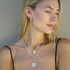 TAT2DESIGNS MINI GOLD LABRADORITE DALIA NECKLACE