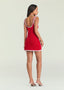 SEROYA BRIANNA DRESS-DERBY RED