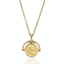 TAT2DESIGNS GOLD SOL SPINNER NECKLACE