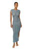 LA PORTE NELL DRESS- BLUE