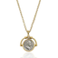 TAT2DESIGNS GOLD SOL SPINNER NECKLACE