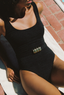 LA PORTE MANDY SCOOP HARDWARE ONE PIECE-BLACK
