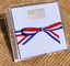 Small Square Gold Foil Flag & Tray Paper