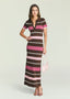 SEROYA SAM KNIT MAXI DRESS-SABLE STRIPE