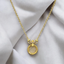 TAT2DESIGNS MINI GOLD VECCHIO MOONSTONE NECKLACE