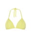 PQ ISLA TRIANGLE SWIM TOP-BUTTERCUP