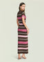 SEROYA SAM KNIT MAXI DRESS-SABLE STRIPE