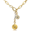 TAT2DESIGNS BRUSHED GOLD RICO TOGGLE NECKLACE