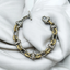 TAT2DESIGN VINTAGE SILVER TWO-TONE RAVELLE THIN CHAIN BRACELET