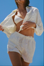 LA PORTE JOY BLOUSE-CLOUD DANCER