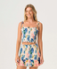 PQ ELSIE SMOCKED TOP-BLOSSOM