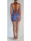 HERMAN & NANDITA HALTER MINI DRESS-MULTI