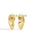 The Palma Shell Studs- Gold